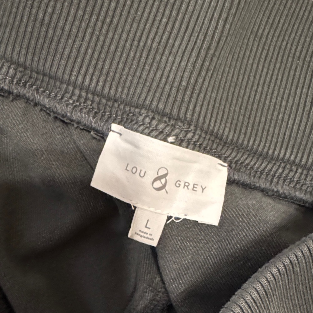 Lou & Grey dark green pull on cargo pants
